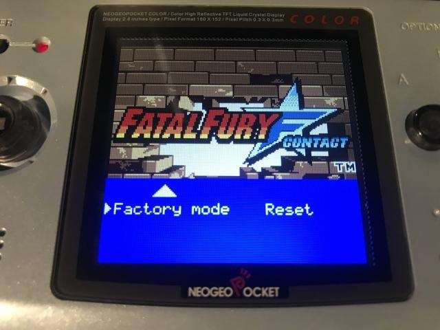 factory reset