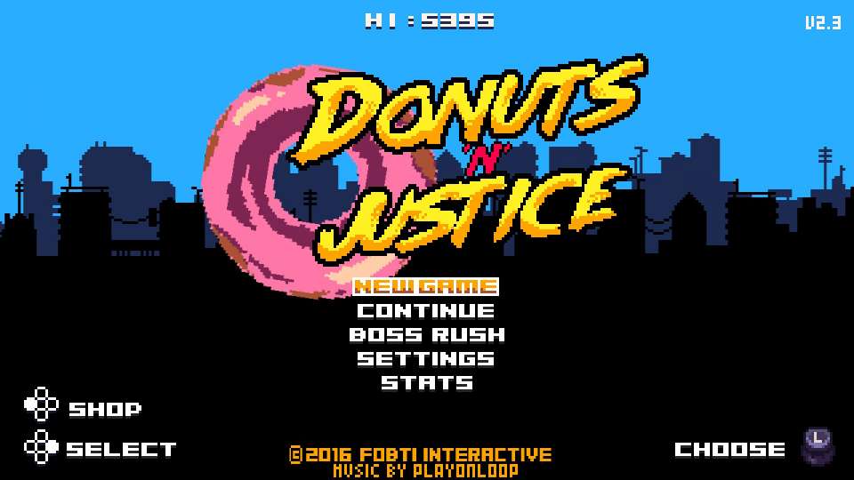 menu principal donuts n justice