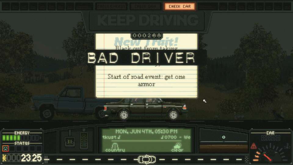 keep driving game over