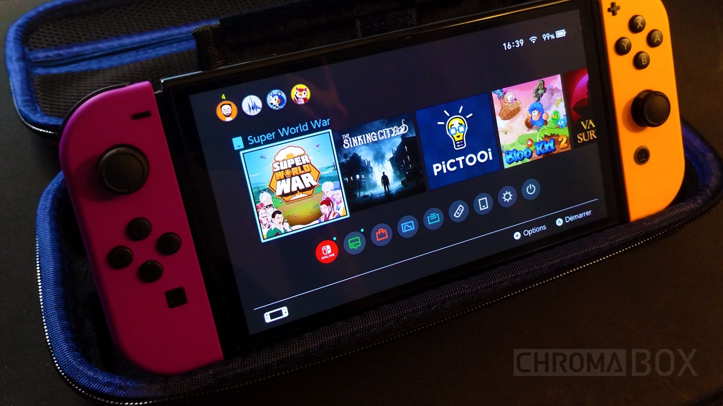 switch oled pied