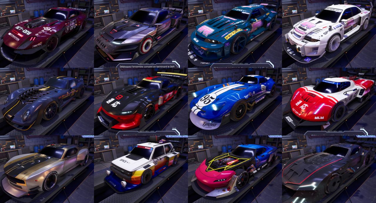 les voitures de screamer