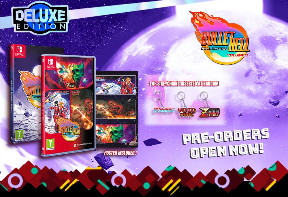 Bullet Hell Collection Volume 1 : déferlante de Shmup en physique sur Switch