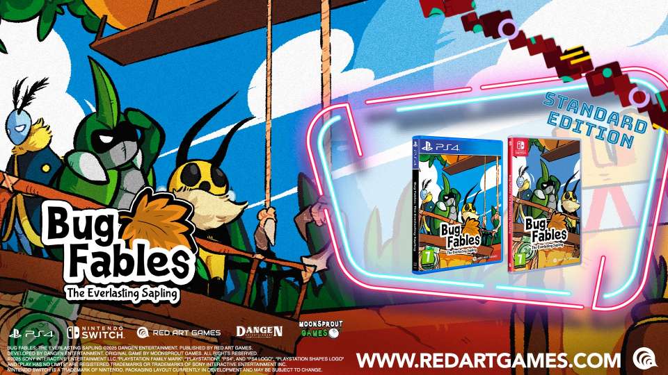 Bug Fables: The Everlasting Sapling, arrive en édition physique Switch et PS4 !