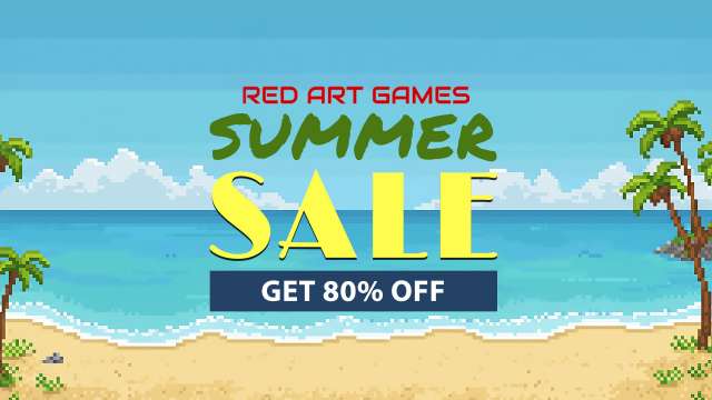 Ce sont les soldes d'été chez Red Art Games