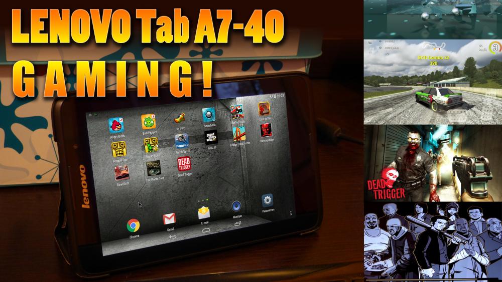 Lenovo Tab A7-40 GAMING ! Tests de jeux vidéos