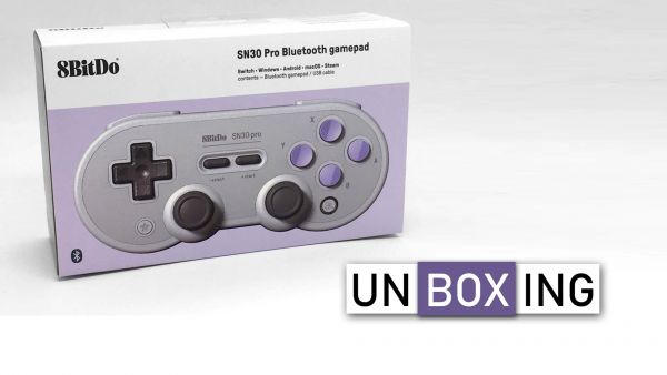 [Unboxing] Manette Bluetooth 8BitDo SN30 Pro pour Switch, PC, Mac, Android, Linux