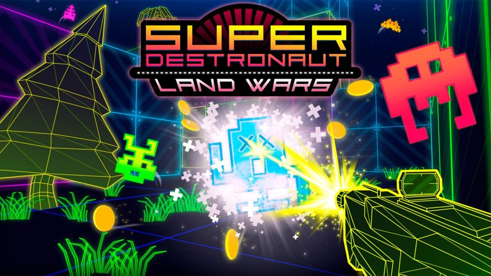 [Test] Super Destronaut Land Wars - PS Vita - Space invader au raz des pâquerettes ?