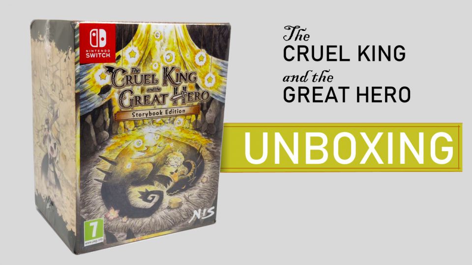 Unboxing de The Cruel King and The Great Hero Storybook Edition sur Switch