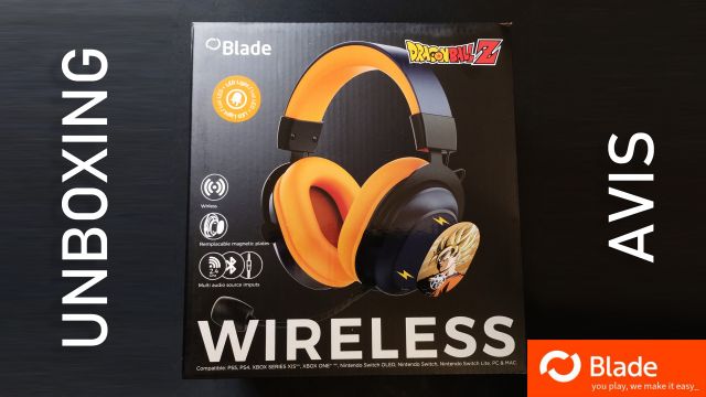 [Unboxing + Avis] Casque gaming sans fil Dragon Ball Z de chez Blade